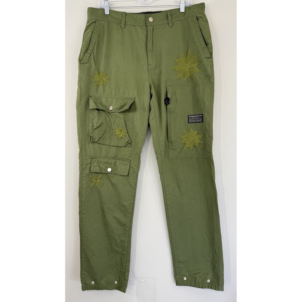 Billionaire Boys Club Type M-1 Pants Men's 34 Military Flight Cargo Embroidered